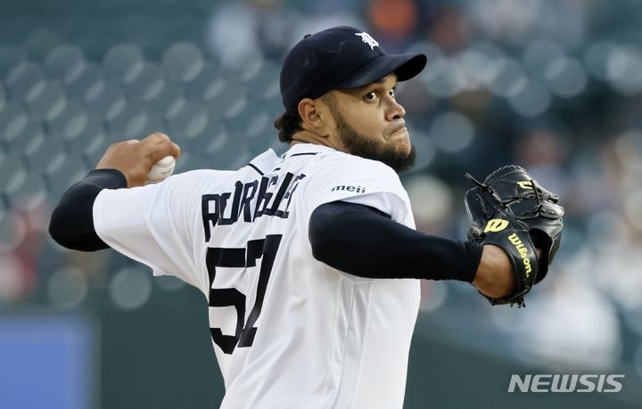 [디트로이트=AP/뉴시스] 에두아르도 로드리게스. 2023.09.14