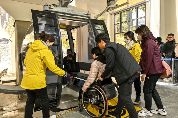 정선군 가리왕산케이블카 교통약자 4만8000명 이용…호응↑