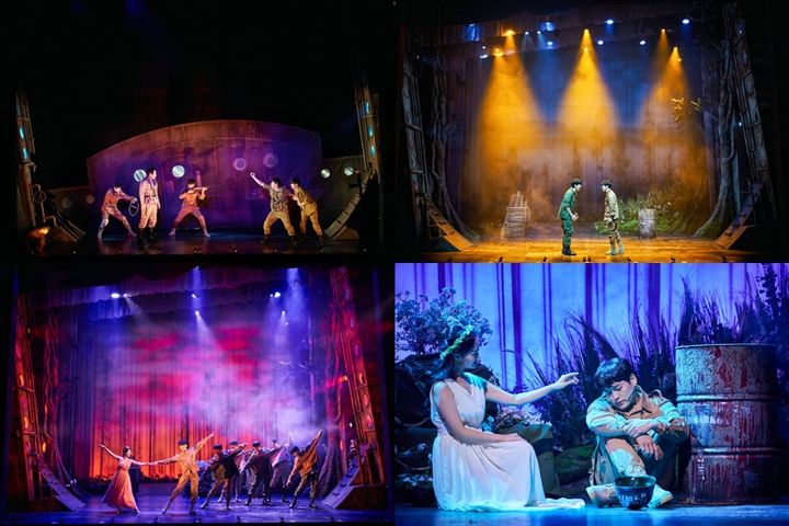 [서울=뉴시스]뮤지컬 '여신님이 보고 계셔' 공연 사진. (사진=연우무대 제공) 2023.11.07. photo@newsis.com *재판매 및 DB 금지