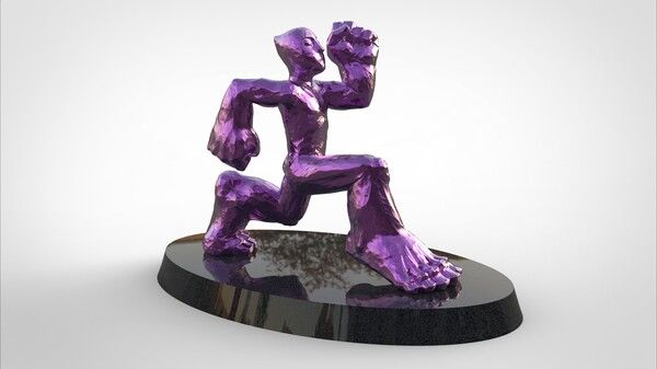 김성복, '바람이 불어도 가야 한다',스테인레스 스틸, 2023 *재판매 및 DB 금지