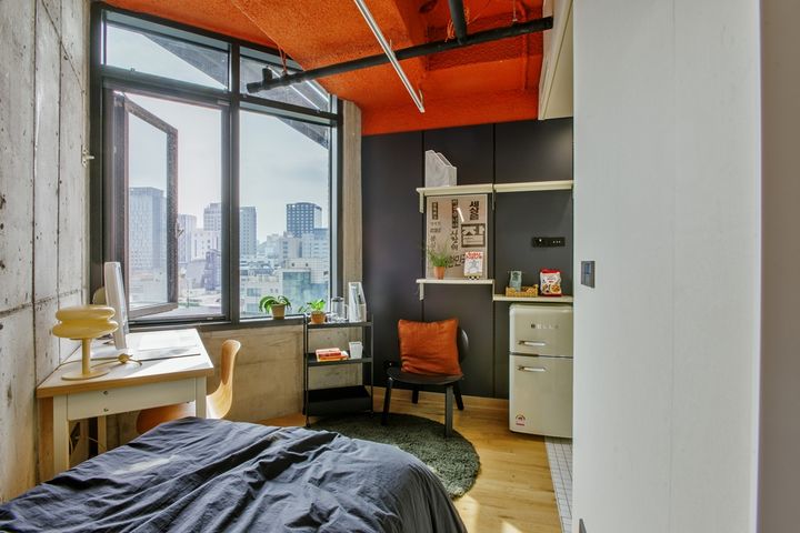 로컬스티치의 크리에이터타운 서교 객실(G타입) 모습(사진 제공=네오밸류) *재판매 및 DB 금지