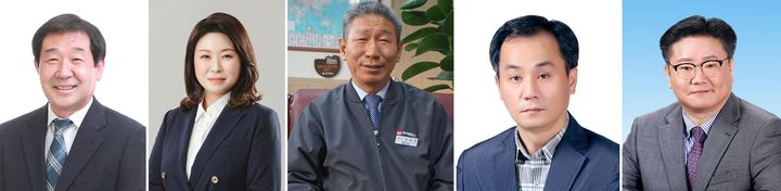 (왼쪽부터) 이재영, 박진희, 차태환, 변우열, 문길곤. *재판매 및 DB 금지