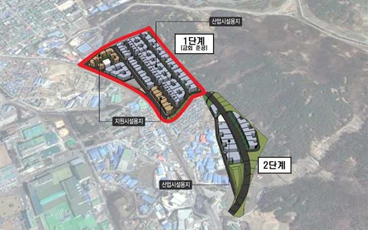 [대전=뉴시스] 대전 대덕구 신탄진동 224-4번지 일원의 ‘대덕 평촌지구 도시개발사업 조감도. *재판매 및 DB 금지