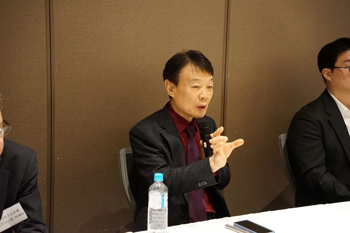 권영범 영림원소프트랩 대표가 11일 일본 오사카에서 회사 창립 30주년 기자간담회를 열고 회사의 글로벌 100년 기업을 향한 비전 '4 Ace(에이스)'를 선포했다. (사진=영림원소프트랩 제공) *재판매 및 DB 금지
