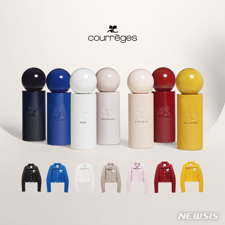 [서울=뉴시스]신세계인터내셔날은 프랑스 럭셔리 패션하우스 꾸레쥬(Courrèges)의 향수 라인 꾸레쥬 퍼퓸의 국내 독점 유통을 맡고 이달부터 판매를 시작한다고 14일 밝혔다.2023.11.14.(사진=신세계인터내셔날 제공)photo@newsis.com
