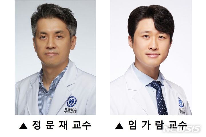 [서울=뉴시스]세브란스병원 소화기내과 정문재·임가람 교수 연구팀. (사진= 세브란스병원 제공) 2023.11.14. photo@newsis.com. 