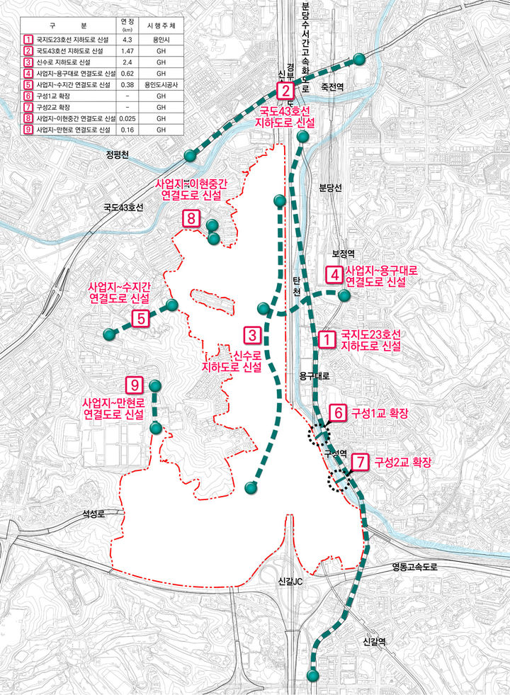 경기용인 플랫폼시티 일원 광역도로 *재판매 및 DB 금지