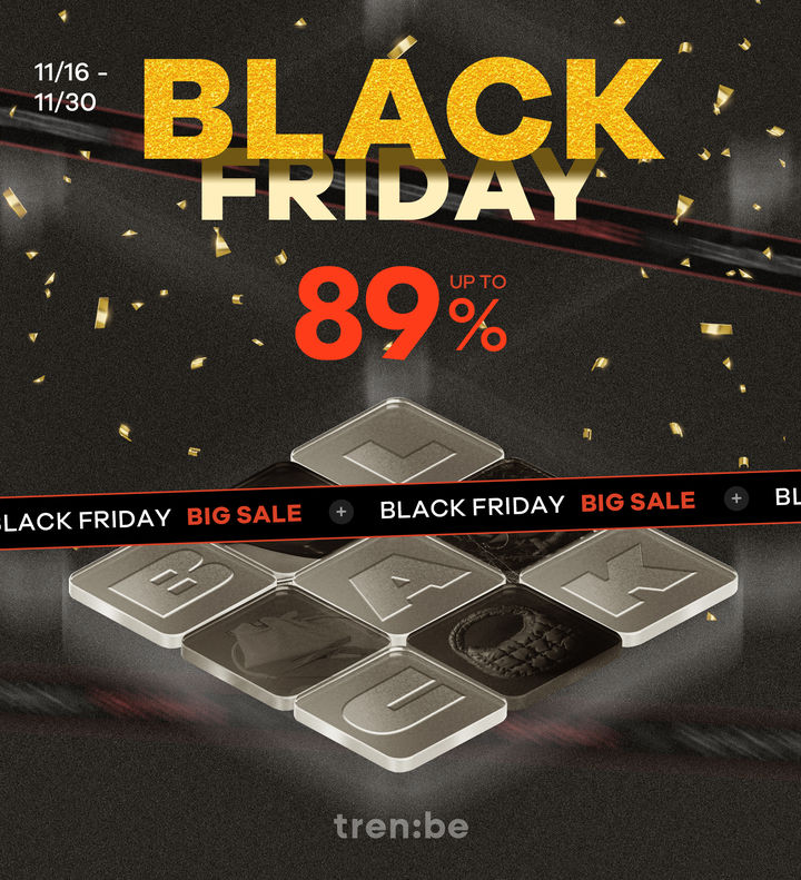 트렌비, 연중 최대 이벤트 ‘블랙프라이데이’ 이미지(사진=트렌비 제공) *재판매 및 DB 금지