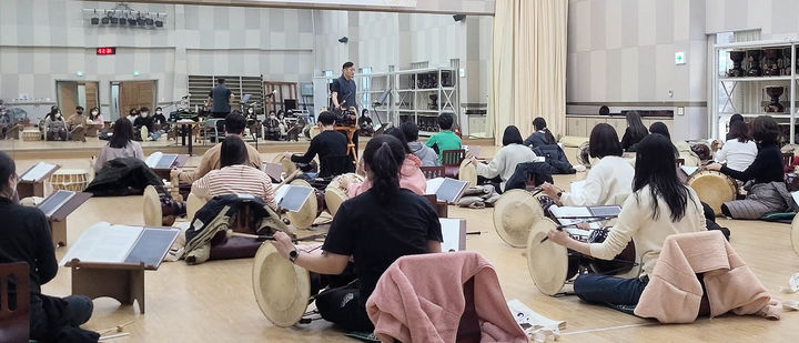 [진도=뉴시스] 국악교육 교원직무연수. *재판매 및 DB 금지