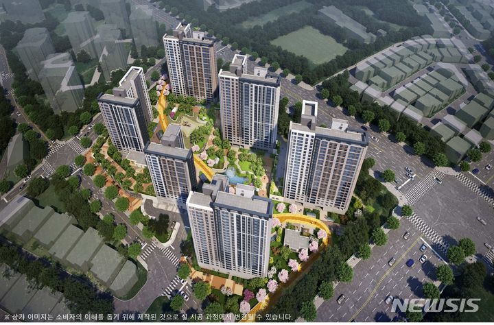 [서울=뉴시스] '영통역자이 프라시엘' 조감도.&nbsp; 