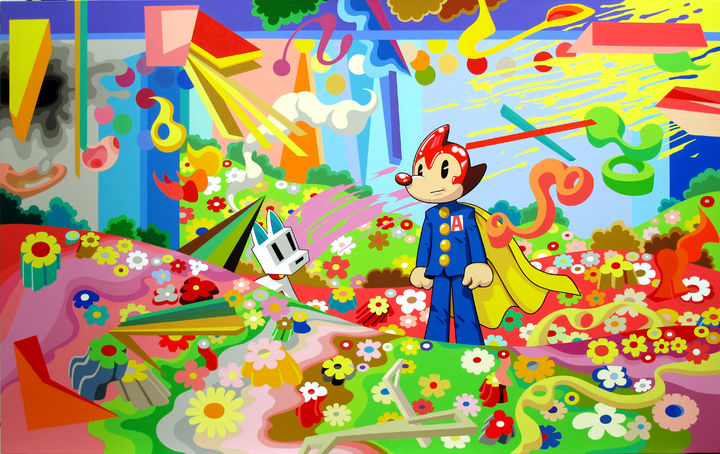 이동기, 꽃밭, 2010, 캔버스에 아크릴릭, 100×160cm *재판매 및 DB 금지