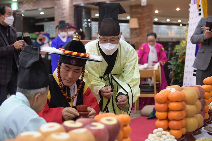 2022년 기로연 모습. 2023. 11. 24 *재판매 및 DB 금지