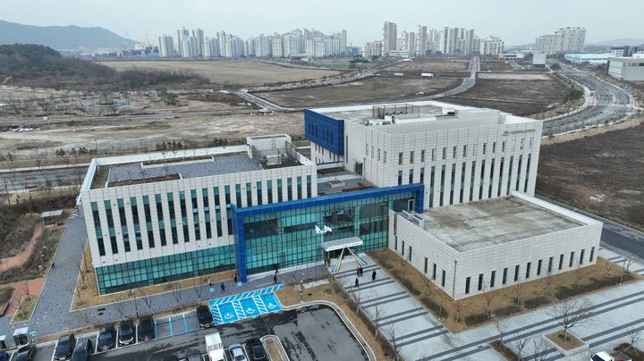 [홍성=뉴시스] 충남 내포신도시에 둥지를 튼 자동차부품인증지원센터 전경.  *재판매 및 DB 금지