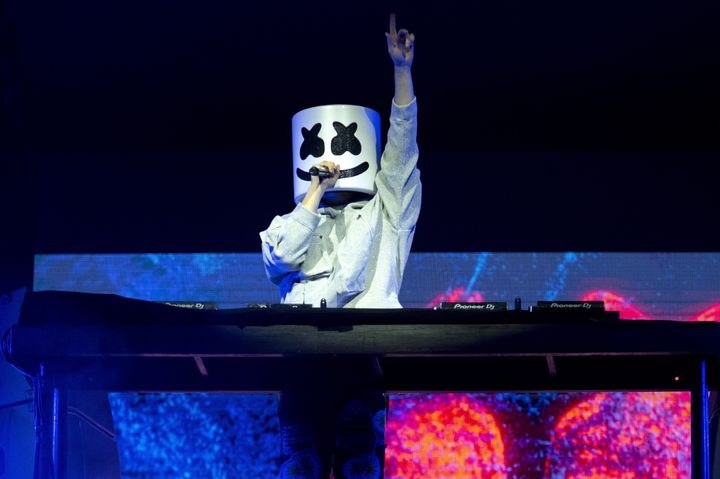 [멕시코시티=AP/뉴시스] DJ 마시멜로(Marshmello)