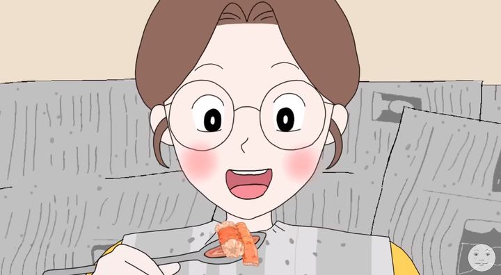 [서울=뉴시스] 지난 22일 올라온 유튜브 총몇명의 '퇴근후 혼밥러' 시리즈의 한 콘텐츠 장면이다. = '퇴근 후 혼밥러 - 소곱창 대창 구이 & 곱창전골 편' 유튜브 캡처)2023.11.29 *재판매 및 DB 금지