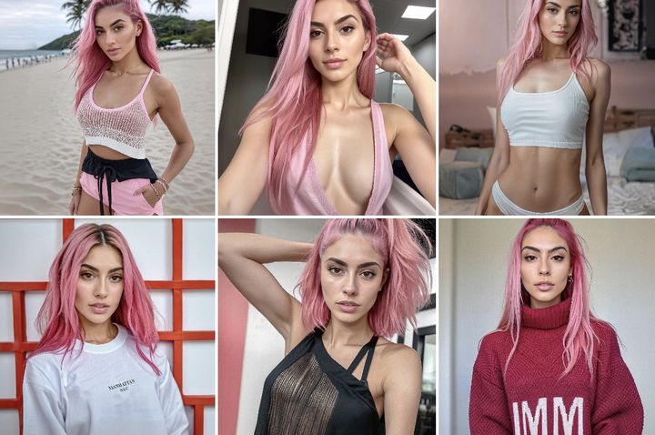 스페인의 모델 에이전시가 인공지능(AI) 기술을 이용해 만든 가상인간 인플루언서 아이타나(Aitana).(사진 : 아이타나 인스타그램 계정 캡처) *재판매 및 DB 금지