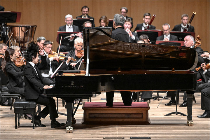 지난 29일 세종문화회관에서 뮌헨필과 협연하는 임윤찬. (사진=세종문화회관 제공) photo@newsis.com *재판매 및 DB 금지