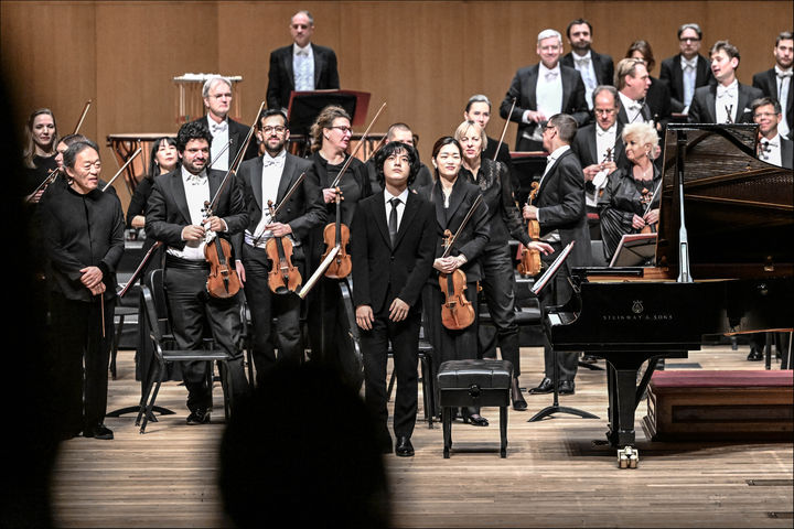 지난 29일 세종문화회관에서 뮌헨필과 협연하는 임윤찬. (사진=세종문화회관 제공) photo@newsis.com *재판매 및 DB 금지