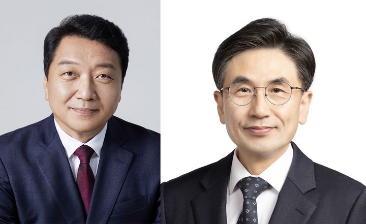 총장임용후보자 1순위 박덕영, 총장임용후보자 2순위 왕보현. 강릉원주대 제공 *재판매 및 DB 금지