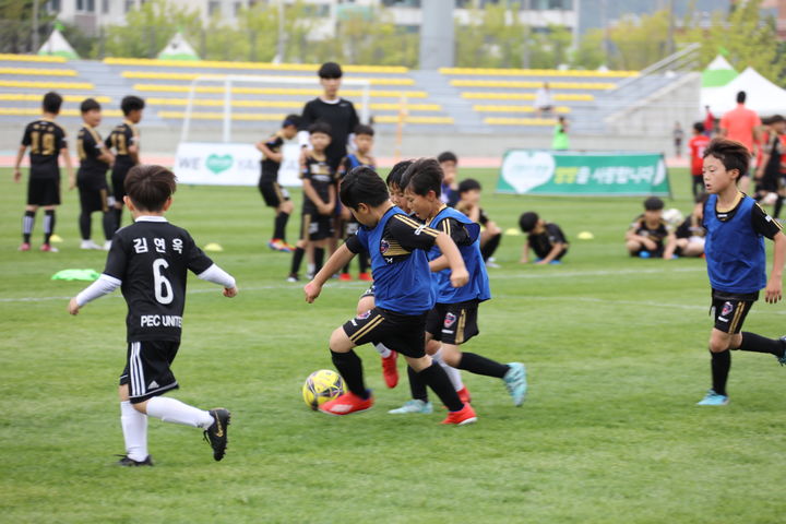 제1회 양양컵 전국유소년축구대회 모습. 양양군 제공 *재판매 및 DB 금지