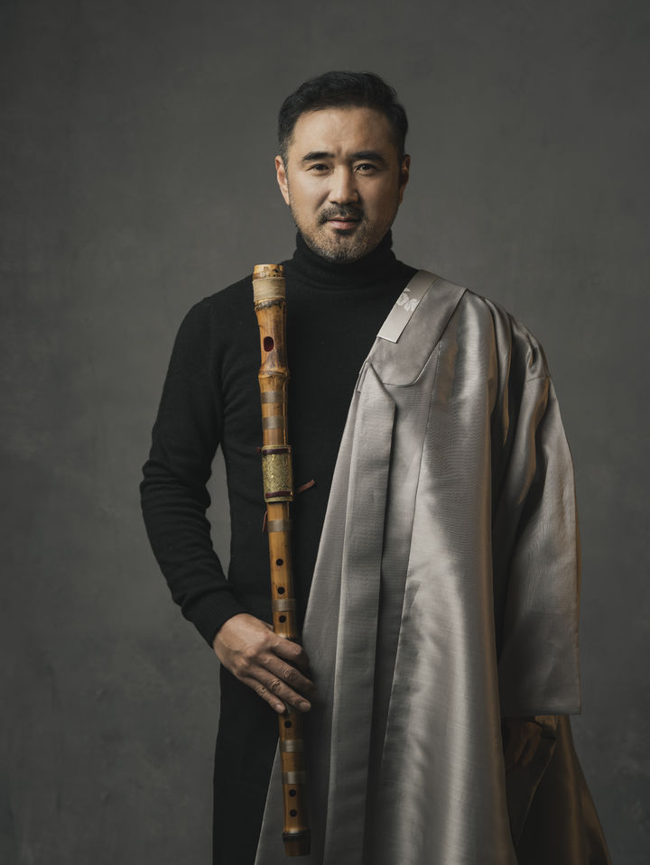 대금연주자 김기엽. (사진=통기획 제공) photo@newsis.com *재판매 및 DB 금지