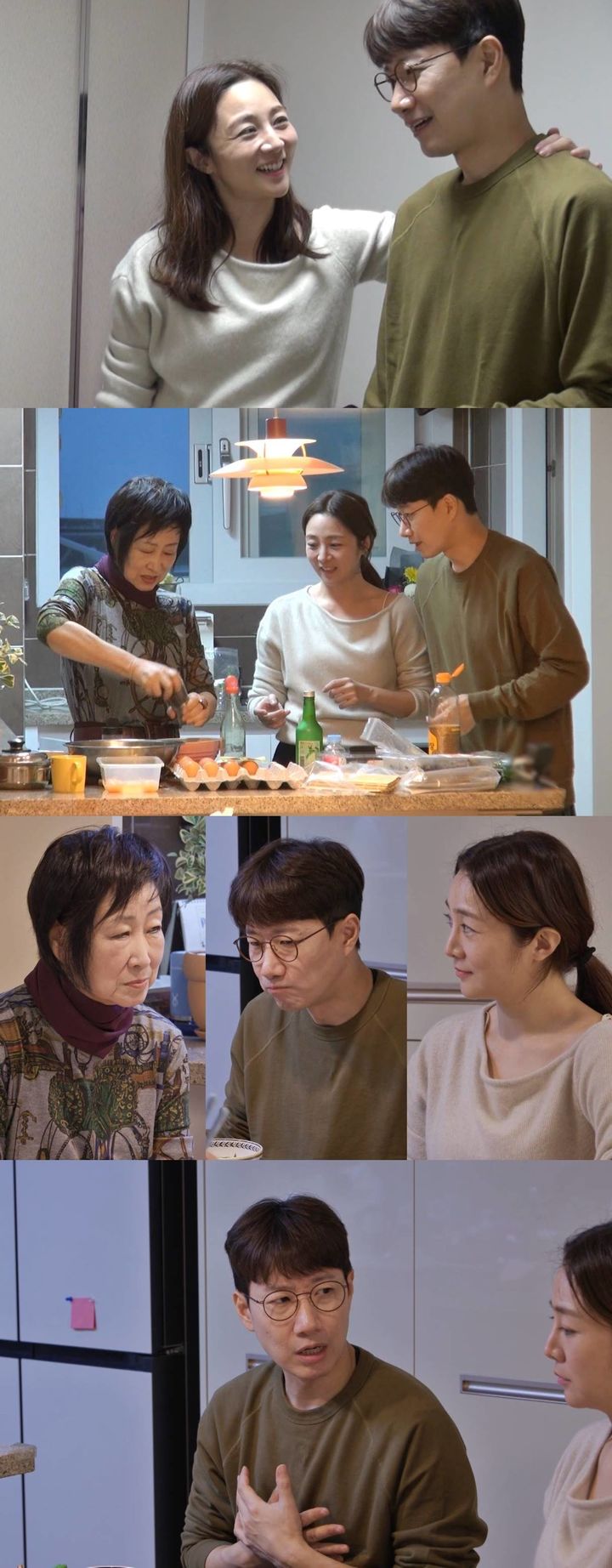 [서울=뉴시스] 4일 오후 10시10분 방송되는 SBS TV '동상이몽 시즌2 -너는 내 운명'(이하 '동상이몽')에서는 방송인 조우종, 정다은 부부와 조각가인 조우종 어머니와의 만남이 그려진다. (사진=SBS TV '동상이몽 시즌2 -너는 내 운명' 제공) 2023.12.03. photo@newsis.com *재판매 및 DB 금지