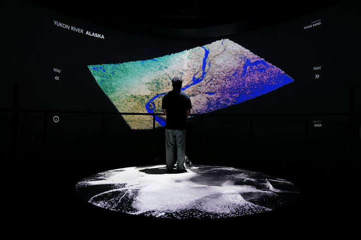 [대전=뉴시스] KAIST 강이연 교수팀의 패시지 오브 워터(Passage of Water) 오프라인 전시 이미지. *재판매 및 DB 금지