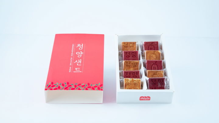 청양지역 사회적 경제 기업제품 청양샌드, 코멜리 *재판매 및 DB 금지