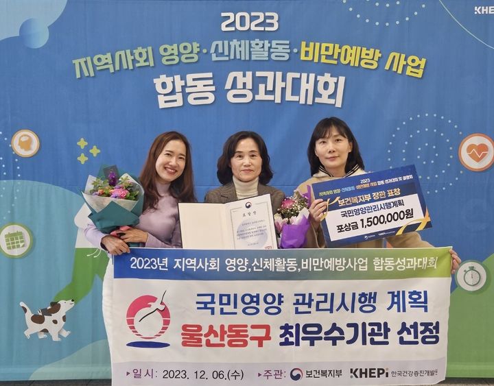 [울산소식] 동구, 국민영양관리시행계획 최우수기관 선정 등