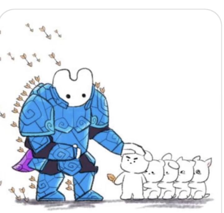 [서울=뉴시스] 갑옷 입은 빙키봉. (사진 = 민희진 어도어 대표 소셜 미디어 캡처) 2023.12.06. photo@newsis.com *재판매 및 DB 금지