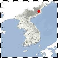 [서울=뉴시스] 6일 오후 7시11분6초 북한 함경북도 길주 북북서쪽 35㎞ 지역에서 규모 2.0의 지진이 발생했다. (사지=기상청 제공) 2023.12.06. photo@newsis.com *재판매 및 DB 금지