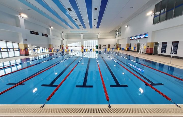 [음성=뉴시스] 반다비국민체육센터 수영장. (사진=음성군 제공) photo@newsis.com *재판매 및 DB 금지