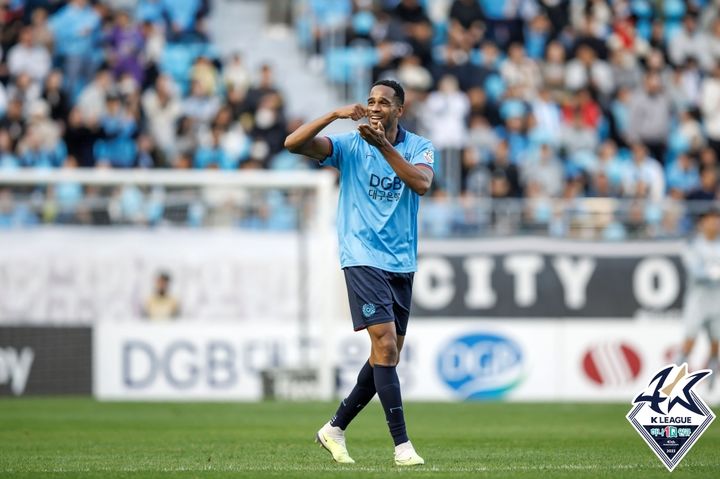 [서울=뉴시스]대구 에드가. 2023.10.21. (사진=한국프로축구연맹 제공)&nbsp; *재판매 및 DB 금지