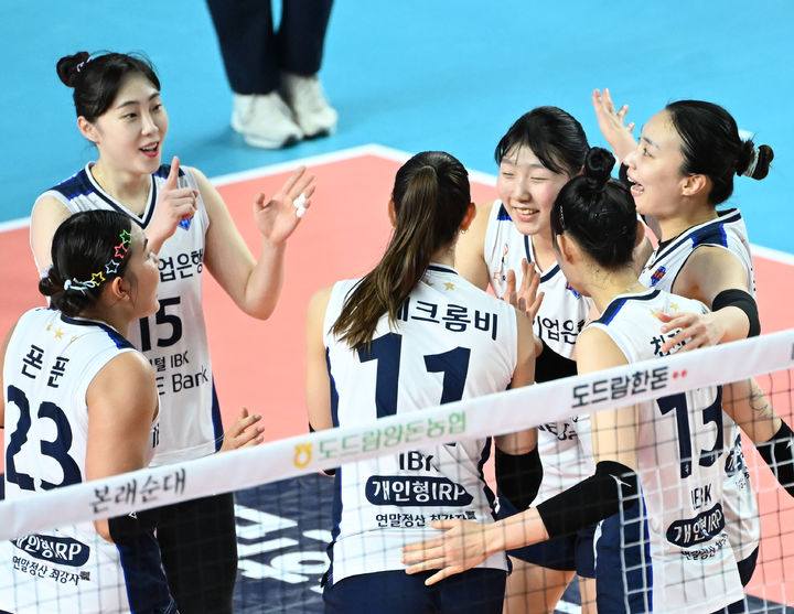 여자프로배구 IBK기업은행 선수들. (사진=KOVO 제공) *재판매 및 DB 금지