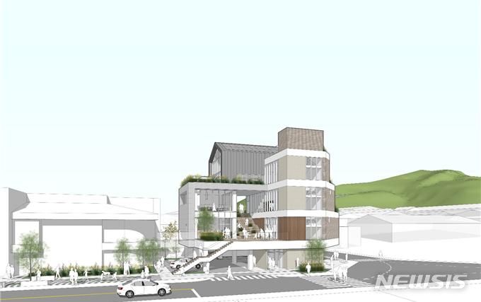 진영농공단지 복합문화센터 조감도