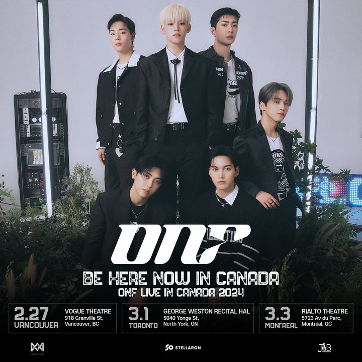 [서울=뉴시스] 그룹 온앤오프(ONF) 캐나다 투어 포스터. (사진 = 알비더블유, WM엔터테인먼트 제공) 2023.12.11. photo@newsis.com *재판매 및 DB 금지