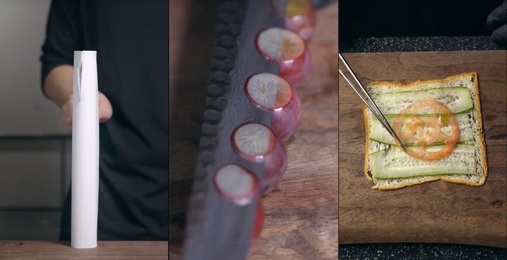 [서울=뉴시스]일본인 크리에이터 '료타 토기시(Ryota_togishi)'는 이른바 칼갈이 영상을 주 콘텐츠로 선보이고 있다. (사진=토기시 틱톡 캡처 갈무리) 2023.12.12. photo@newsis.com *재판매 및 DB 금지