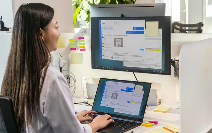 [서울=뉴시스] SK텔레콤은 이동통신 3사, 삼성전자가 제공하는 3세대 문자 규격(RCS) 기반 문자 서비스인 채팅플러스를 PC 버전으로 출시한다고 12일 밝혔다. (사진=SK텔레콤 제공) *재판매 및 DB 금지