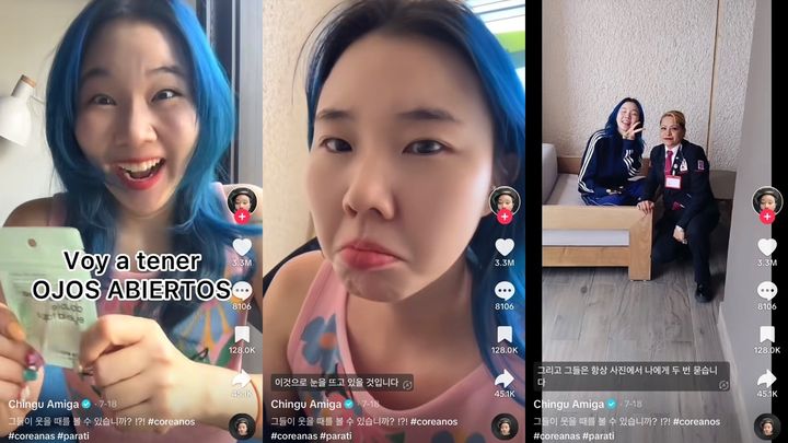 호기심을 자극하는 콘텐츠로 큰 인기를 얻은 멕시코에서 활동하는 한국인 틱톡 크리에이터 '친구아미가(김수진·32)'. (사진=틱톡 채널 @chinguamiga 캡처) *재판매 및 DB 금지