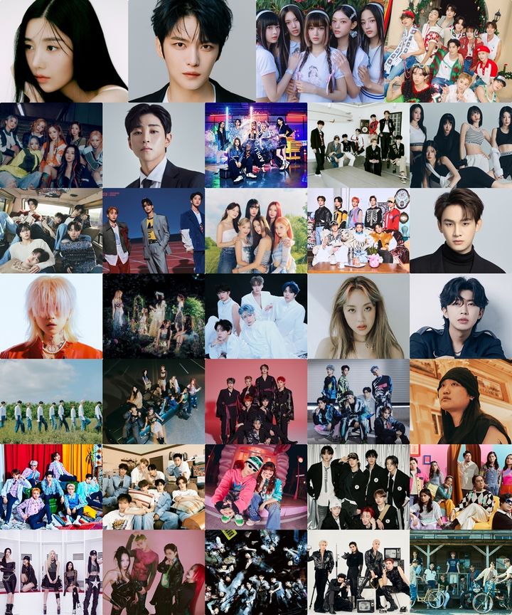 [서울=뉴시스] '2023 아시아 아티스트 어워즈 인 필리핀(2023 Asia Artist Awards IN THE PHILIPPINES, 이하 '2023 AAA')'에 참석하는 가수들. (사진=AAA 조직위원회 제공) 2023.12.12. photo@newsis.com *재판매 및 DB 금지