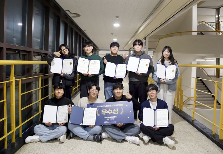 기계시스템공학과 학생들 (사진=금오공대 제공) *재판매 및 DB 금지