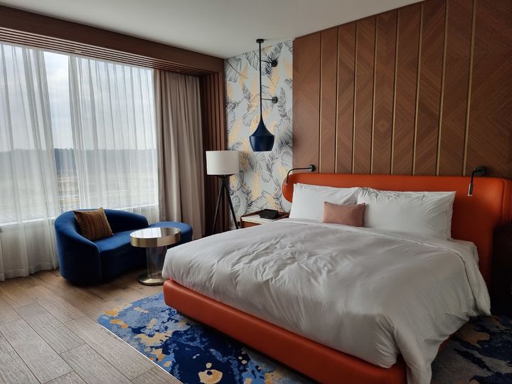 [인천=뉴시스] 구예지 기자=모히건 인스파이어 리조트 포레스트 타워의 스위트 모습. *재판매 및 DB 금지