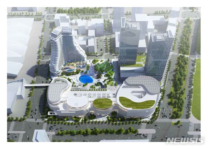 [인천=뉴시스] '롯데몰 송도' 조감도