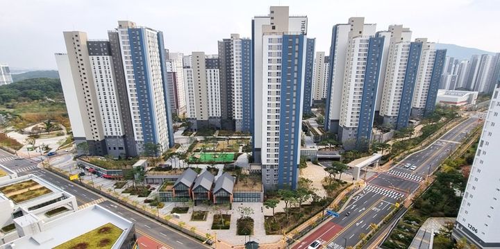 '검단 한신더휴 어반파크' 현장(사진 제공=한신공영) *재판매 및 DB 금지