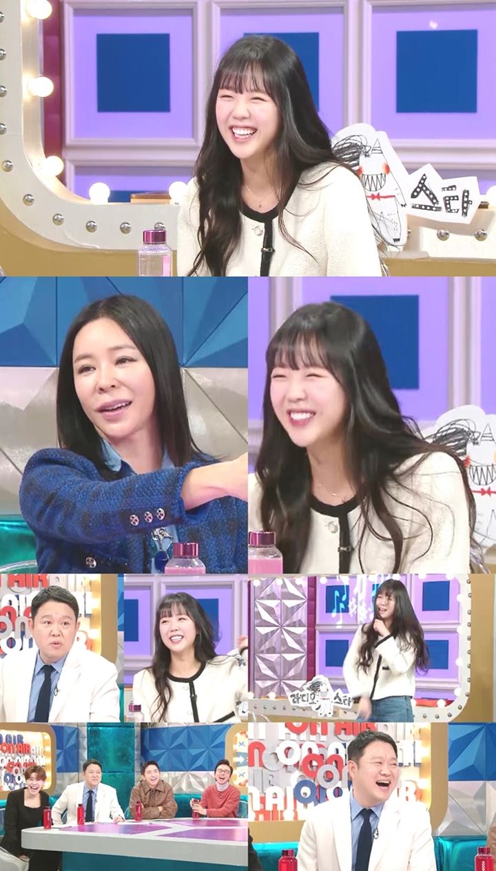 [서울=뉴시스] 20일 오후 10시30분 방송되는 MBC '라디오스타'에 '열정 신예' 지예은이 출연해 배우 다니엘 헤니와 '현실 결혼' 망상에 빠진 스토리를 공개한다. (사진=MBC '라디오스타' 제공) 2023.12.20. photo@newsis.com *재판매 및 DB 금지