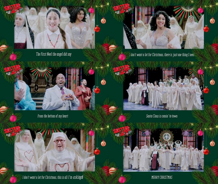 뮤지컬 '시스터 액트' 캐롤 영상 캡처. (사진=EMK뮤지컬컴퍼니 제공) photo@newsis.com *재판매 및 DB 금지