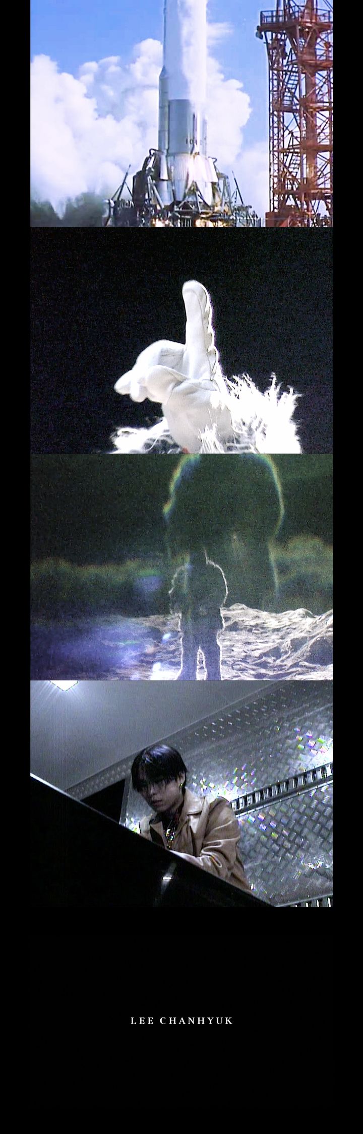 [서울=뉴시스] YG엔터테인먼트는 22일 공식 SNS에 '이찬혁 필름 : 아이 리얼라이즈 왓(LEE CHANHYUK FILM : I REALIZE WHAT)'를 게재했다. (사진=YG엔터테인먼트 제공) 2023.12.22. photo@newsis.com *재판매 및 DB 금지