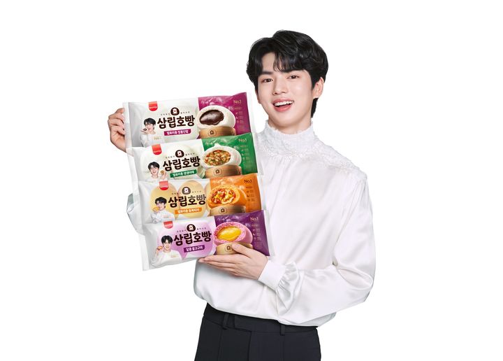 피겨스케이팅 차준환 선수가 SPC삼립호빵을 광고하고 있다.(사진=SPC그룹 제공) *재판매 및 DB 금지
