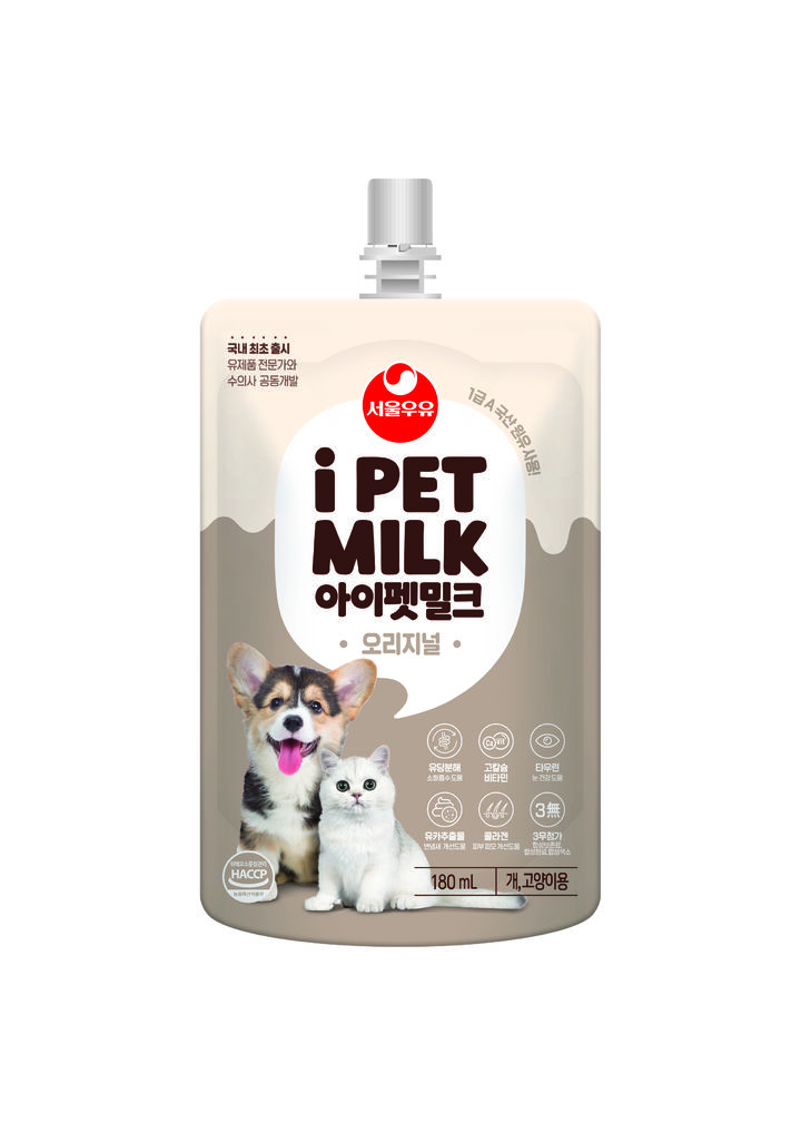 아이펫밀크 오리지널 제품 사진.(사진=서울우유협동조합 제공) *재판매 및 DB 금지