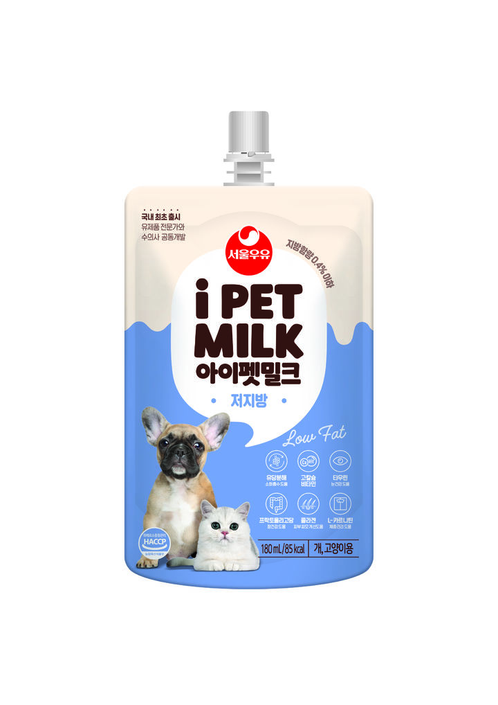 아이펫밀크 저지방 제품 모습.(사진=서울우유협동조합 제공) *재판매 및 DB 금지